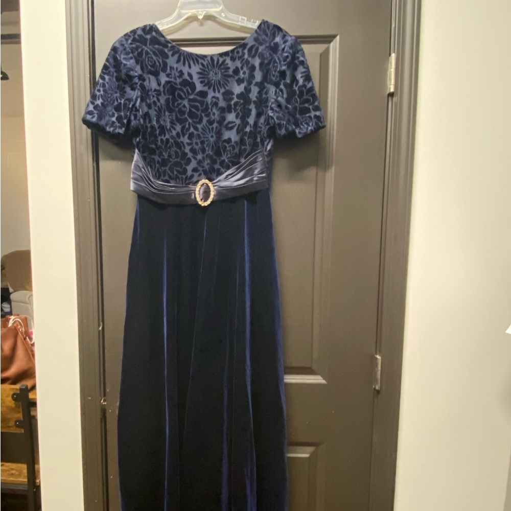 Vintage navy formal dress